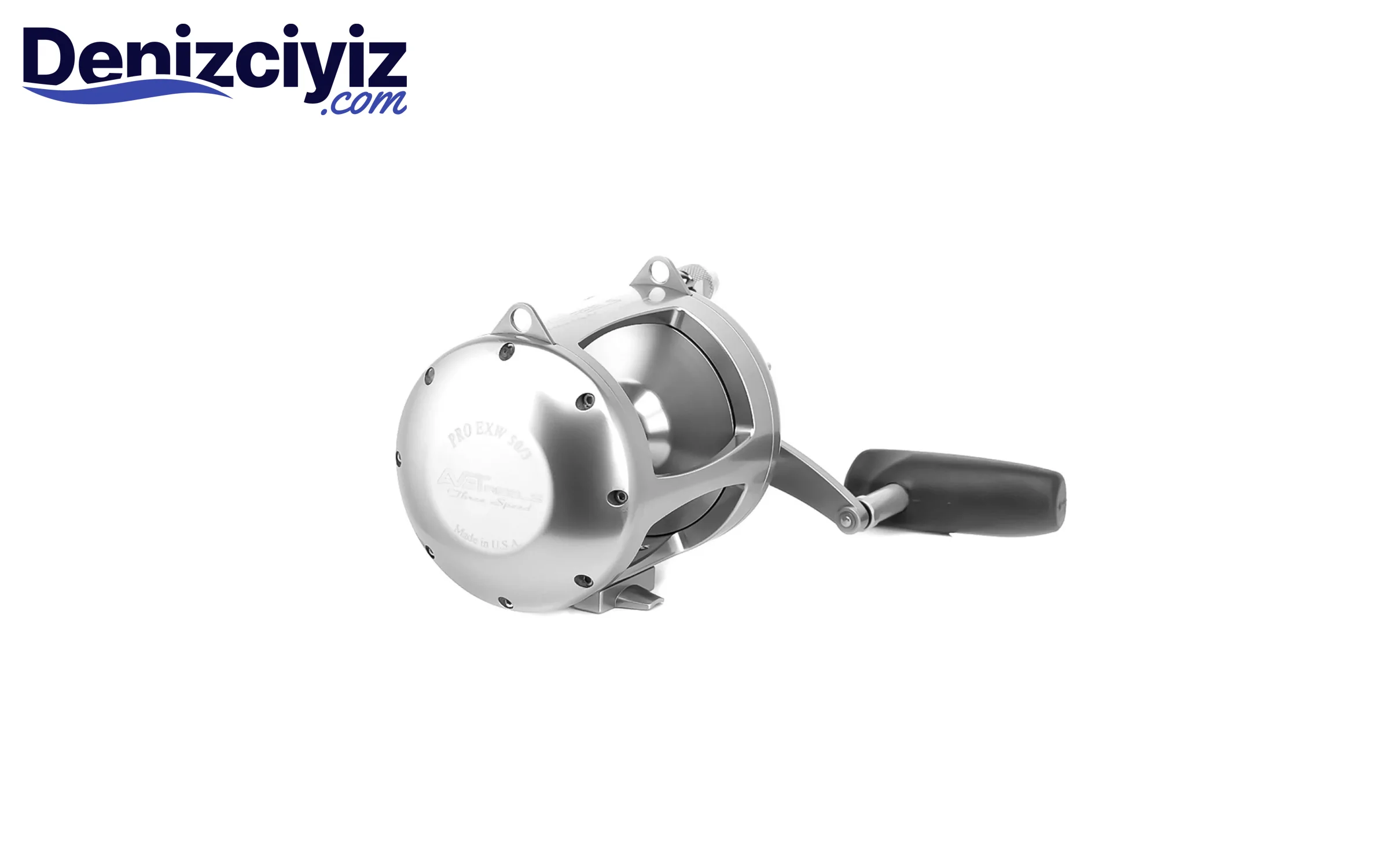 Avet Pro EXW50/3 Üç Vites Çıkrık Olta Makinesi Sol Kol Silver