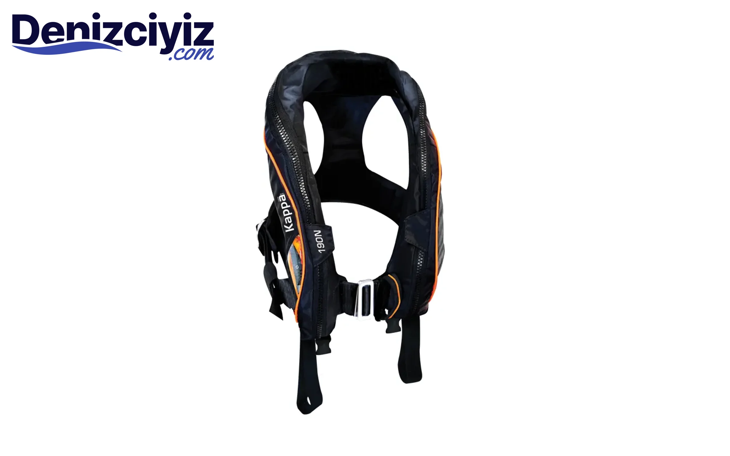 KAPPA ŞİŞME CAN YELEĞİ, YETİŞKİN, 180N,ISO, BACAK ARASI ÇİFT KAYIŞLI, EKİPMANLI, ISO, YETİŞKİN