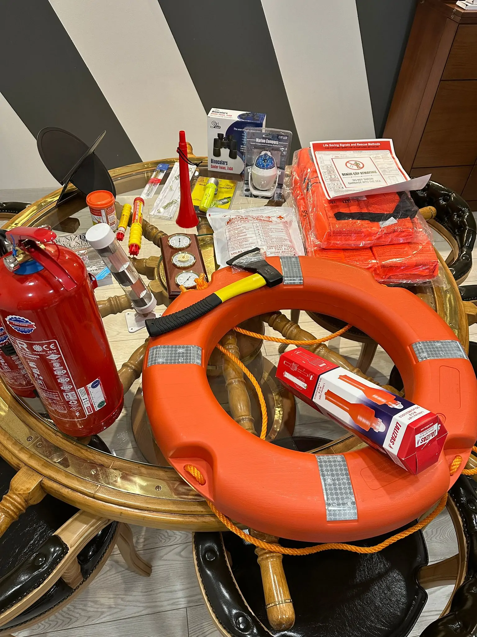 ZARURİ BULUNDURULMASI GEREKEN EKİPMANLAR (8M KAMARALI)