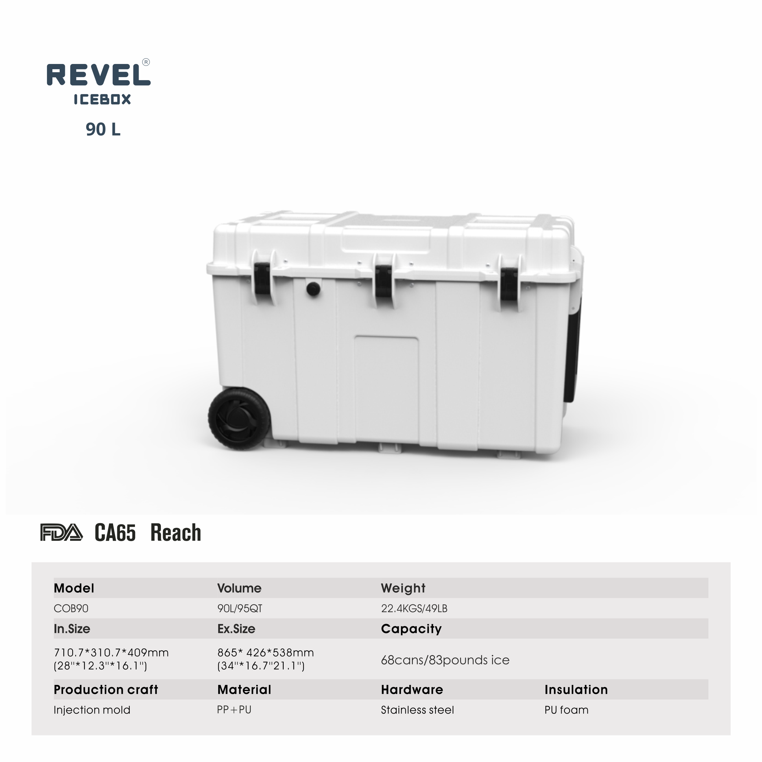 REVEL ICE BOX 90L